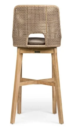 Clearance Bizzotto SGABELLO BAR IN CORDA PER ESTERNO TOROTRA - HESPERIA