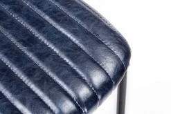 Best Bizzotto SGABELLO BAR IN ECOPELLE BLU - DEBBIE