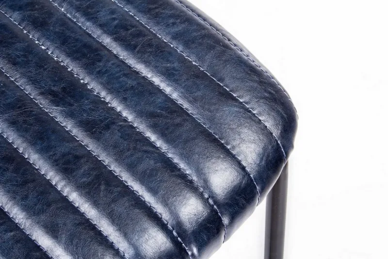 Best Bizzotto SGABELLO BAR IN ECOPELLE BLU - DEBBIE