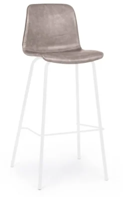 Sale Bizzotto SGABELLO BAR IN ECOPELLE BIANCO - KYRA