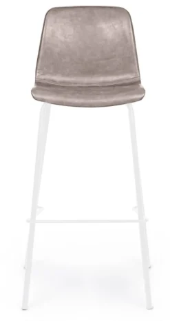Sale Bizzotto SGABELLO BAR IN ECOPELLE BIANCO - KYRA