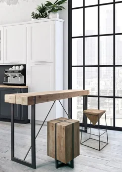 Hot Bizzotto SGABELLO BAR IN LEGNO - GARRETT