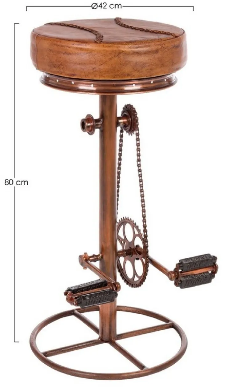 Best Bizzotto SGABELLO BAR IN PELLE - CYCLE