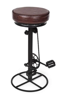 Outlet Bizzotto SGABELLO BAR IN PELLE - CYCLE