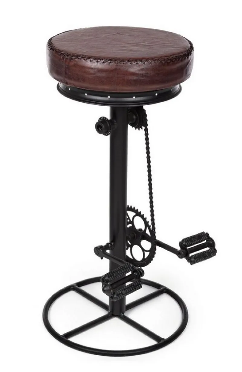 Outlet Bizzotto SGABELLO BAR IN PELLE - CYCLE