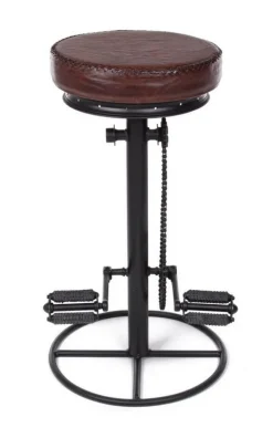 Outlet Bizzotto SGABELLO BAR IN PELLE - CYCLE