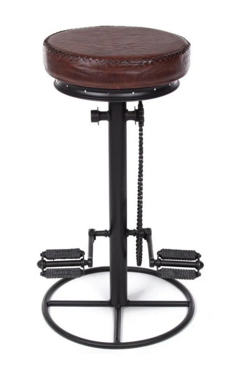 Outlet Bizzotto SGABELLO BAR IN PELLE - CYCLE