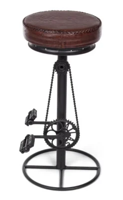 Outlet Bizzotto SGABELLO BAR IN PELLE - CYCLE