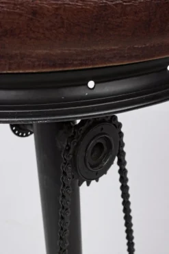 Outlet Bizzotto SGABELLO BAR IN PELLE - CYCLE