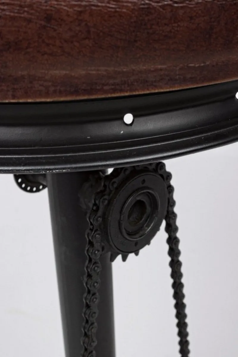 Outlet Bizzotto SGABELLO BAR IN PELLE - CYCLE