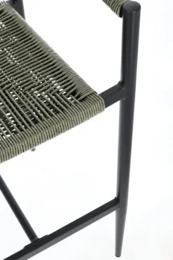 New Bizzotto SGABELLO BAR JANDIA ANTRACITE/VERDE