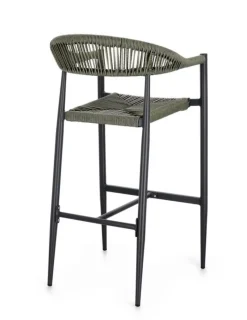New Bizzotto SGABELLO BAR JANDIA ANTRACITE/VERDE