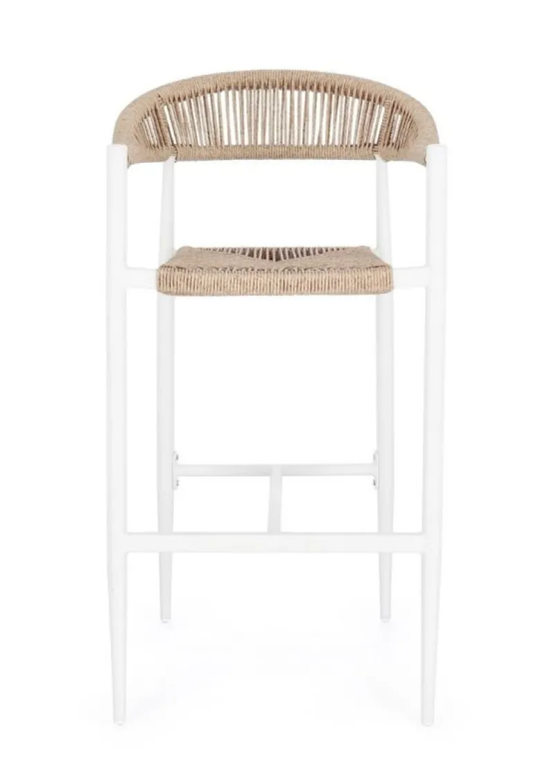 Hot Bizzotto SGABELLO BAR JANDIA BIANCO/BEIGE