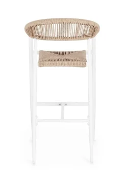 Hot Bizzotto SGABELLO BAR JANDIA BIANCO/BEIGE