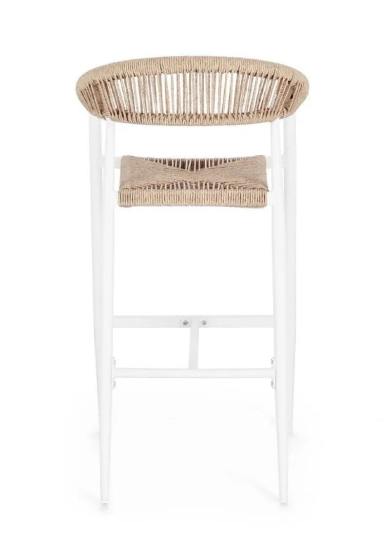 Hot Bizzotto SGABELLO BAR JANDIA BIANCO/BEIGE
