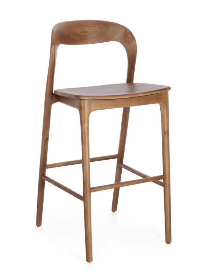 Outlet Bizzotto SGABELLO BAR MILEY NATURALE