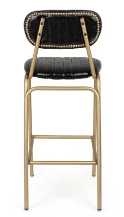 Online Bizzotto SGABELLO IN ECOPELLE NERO - ADDY