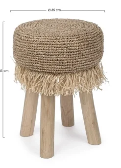 Online Bizzotto SGABELLO IN FIBRE NATURALI G01 - FLORINDA