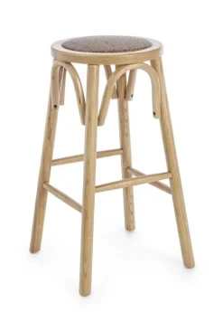 Discount Bizzotto SGABELLO IN LEGNO NATURALE - CIRCLE
