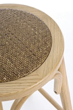 Discount Bizzotto SGABELLO IN LEGNO NATURALE - CIRCLE