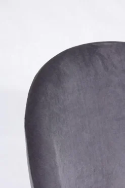 Best Bizzotto SGABELLO IN VELLUTO GRIGIO SCURO - CARRY