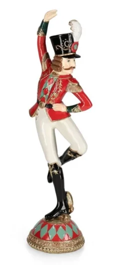 Outlet Bizzotto SOLDATINO JOCELIN STAND ROSSO-BIA H29,4