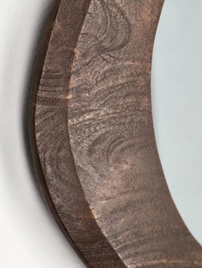 Outlet Bizzotto SPECCHIO C-C ERIN MARRONE 50X44