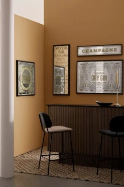 Clearance Bizzotto SPECCHIO C-C LIBRARY ORO 97X22