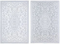 Discount Bizzotto TAPPETO BIANCO GRIGIO 150X210 - ANSEDONIA