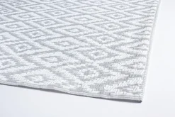 Best Bizzotto TAPPETO GRIGIO BIANCO 120X180 - RHOMBUS