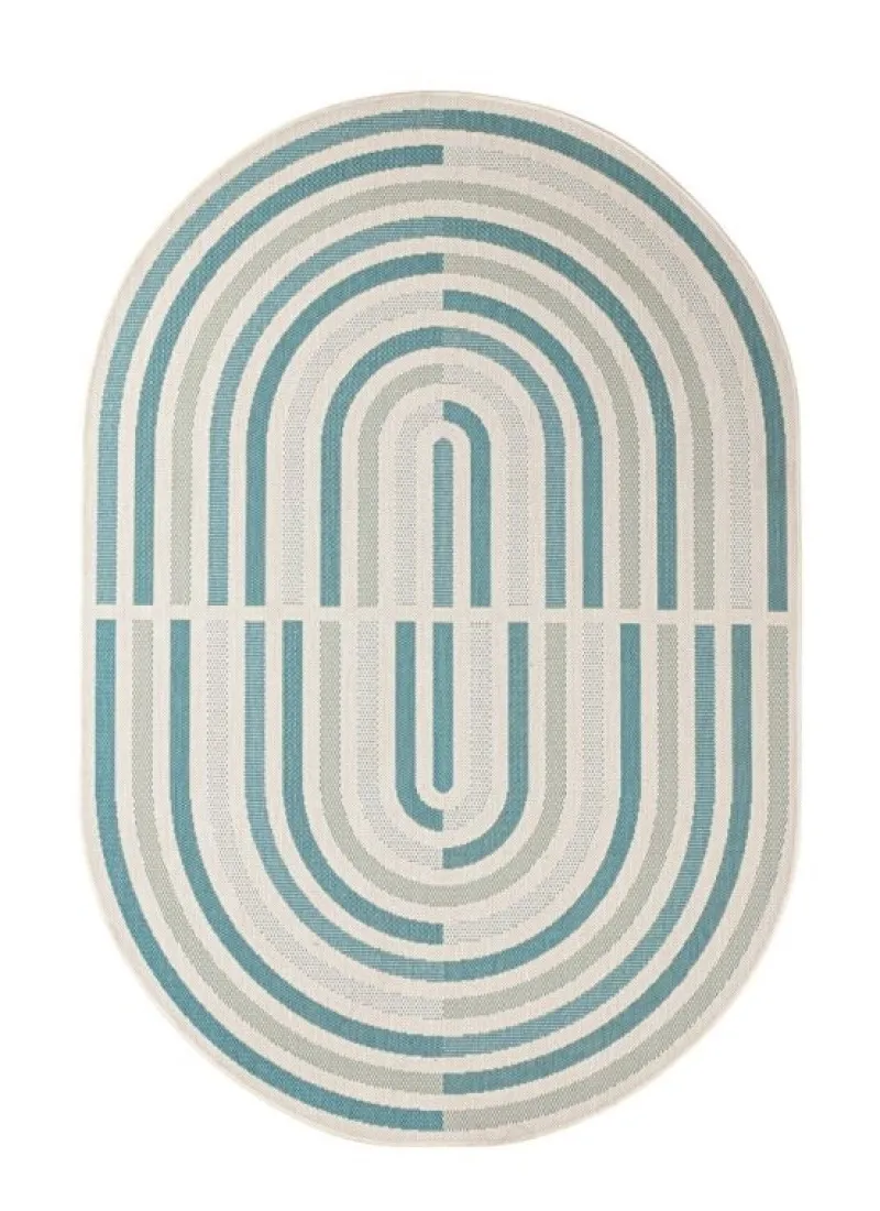 Online Bizzotto TAPPETO NOUR VERDE OV BLU BEIGE 160X229