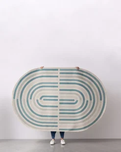 Online Bizzotto TAPPETO NOUR VERDE OV BLU BEIGE 160X229