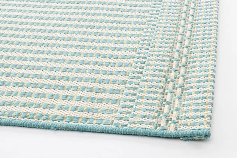 Discount Bizzotto TAPPETO THIERRY BLU BIANCO 160X230