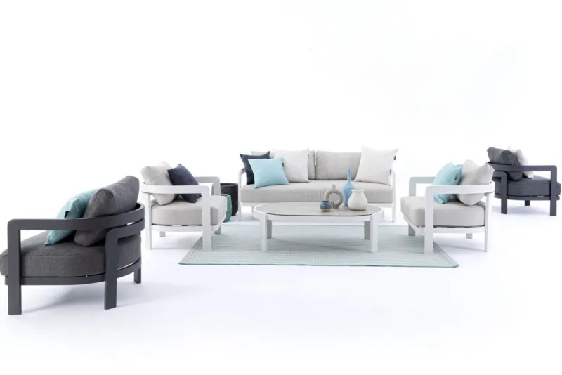 Discount Bizzotto TAPPETO THIERRY BLU BIANCO 160X230