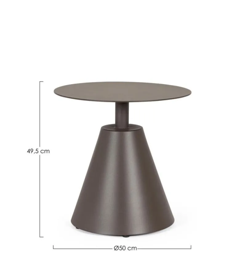 Clearance Bizzotto TAVOLINO ALOHA D50 COCOA