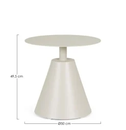 Bizzotto TAVOLINO ALOHA D50 SANDSHELL