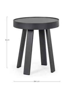 Sale Bizzotto TAVOLINO D41 ANTRACITE QS22 - SPYRO