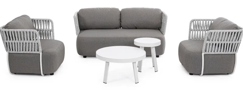 Clearance Bizzotto TAVOLINO D71 BIANCO QS20 - SPYRO