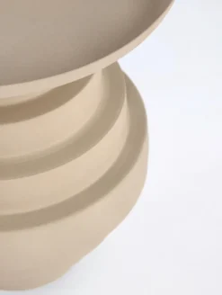 Best Bizzotto TAVOLINO IN ACCIAIO BEIGE - AMBA