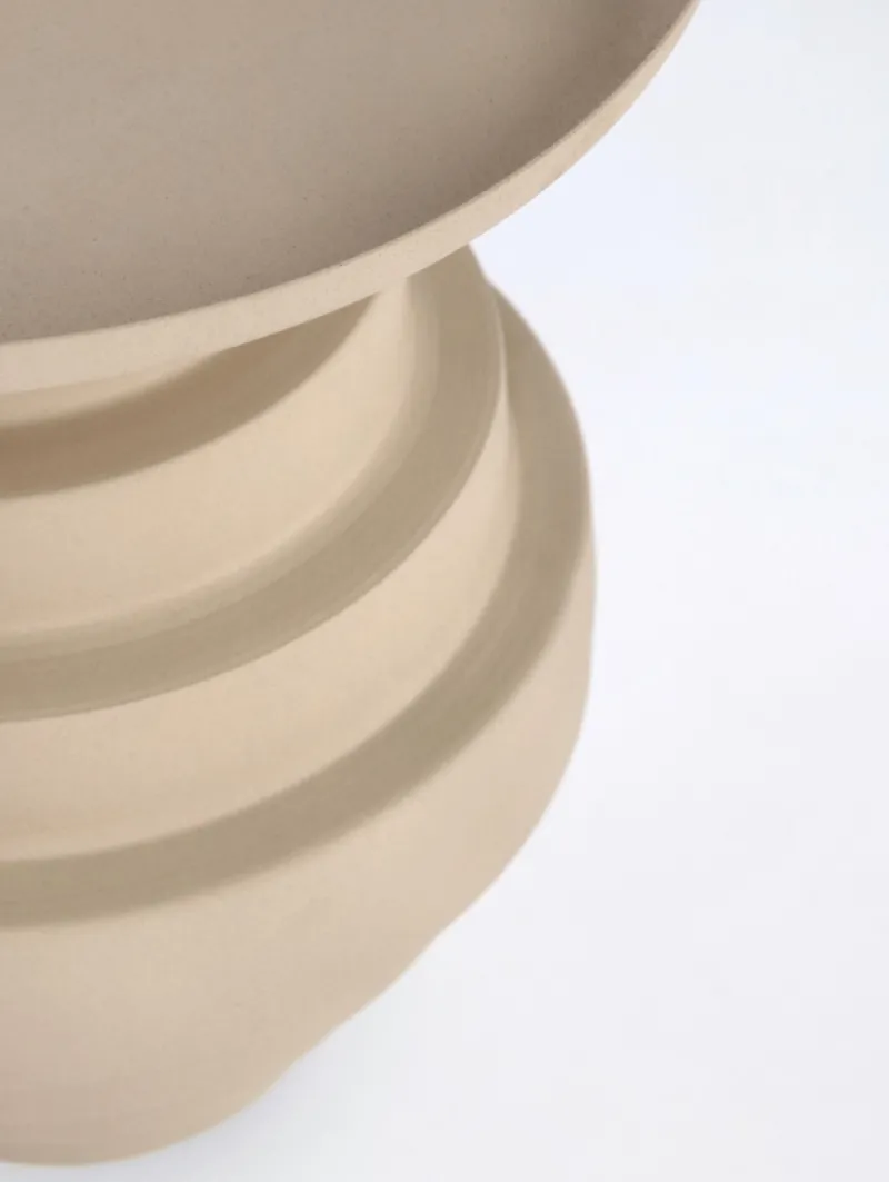 Best Bizzotto TAVOLINO IN ACCIAIO BEIGE - AMBA