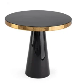 Outlet Bizzotto TAVOLINO IN ACCIAIO NERO D51 - NANDIKA