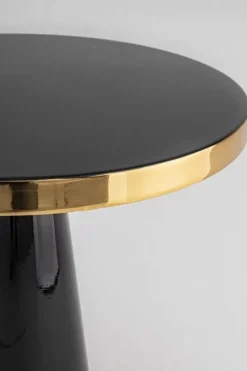 Outlet Bizzotto TAVOLINO IN ACCIAIO NERO D51 - NANDIKA