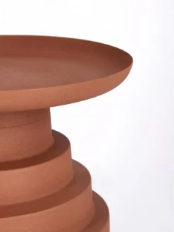 Outlet Bizzotto TAVOLINO IN ACCIAIO TERARCOTTA - AMBA