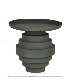 Outlet Bizzotto TAVOLINO IN ACCIAIO VERDE - AMBA