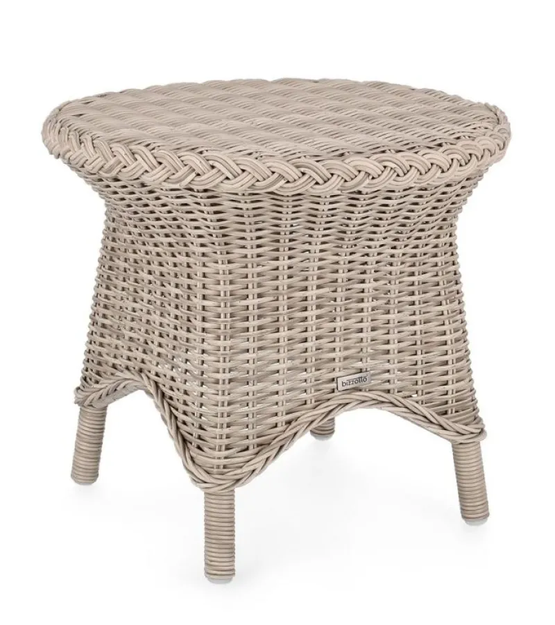 Outlet Bizzotto TAVOLINO IN ALLUMINIO - JUPITER