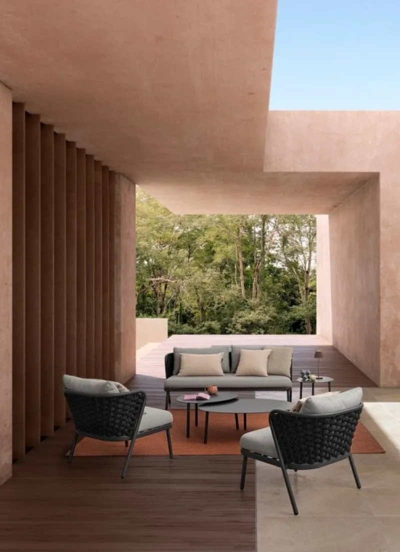 Best Bizzotto TAVOLINO IN ALLUMINIO ANTRACITE QS22 - SPARKY