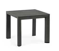 Clearance Bizzotto TAVOLINO IN ALLUMINIO ANTRACITE GK52 - CRUISE