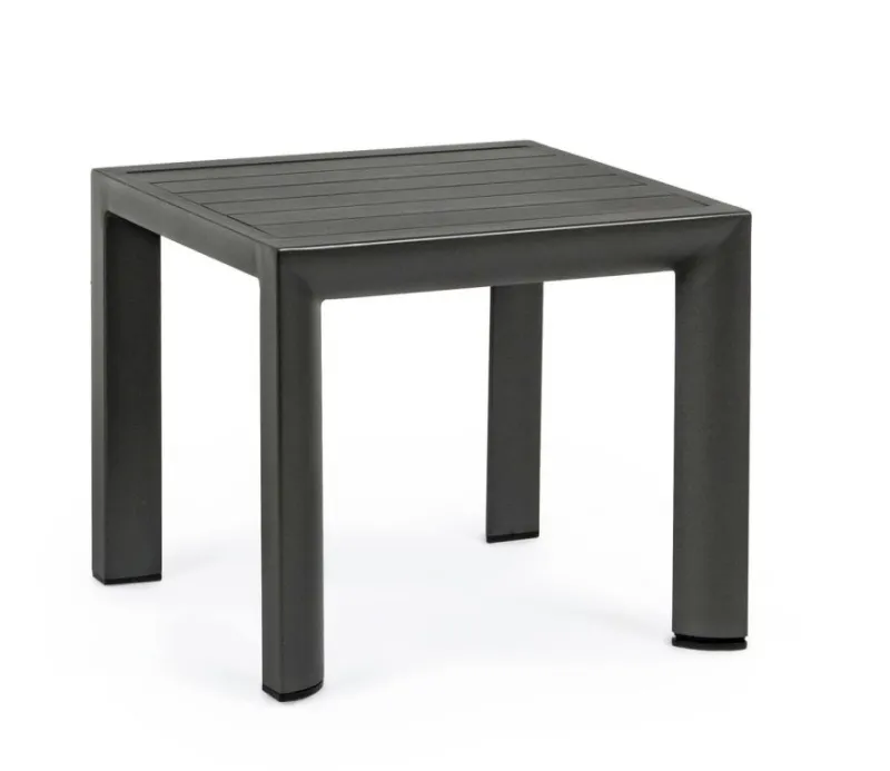 Clearance Bizzotto TAVOLINO IN ALLUMINIO ANTRACITE GK52 - CRUISE