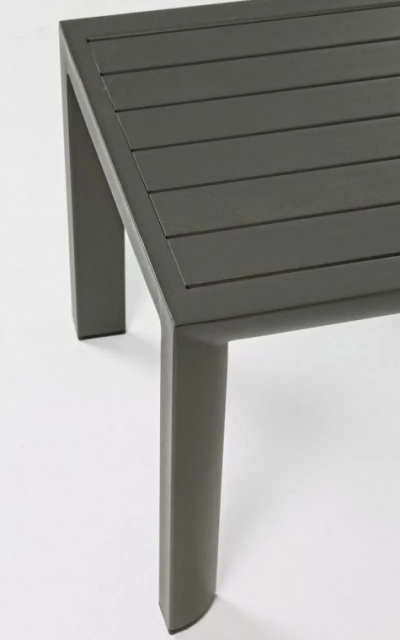 Clearance Bizzotto TAVOLINO IN ALLUMINIO ANTRACITE GK52 - CRUISE