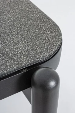 New Bizzotto TAVOLINO IN ALLUMINIO ANTRACITE WG21 - FLORENCIA